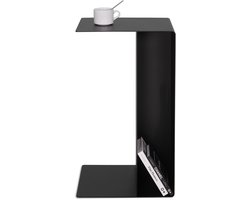 Spinder Design banktafel Slide HIGH - Zwart - Staal