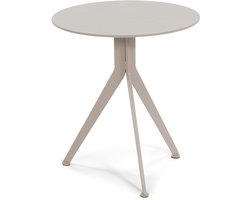 Spinder Design bijzettafel Daley Low - Silky Taupe - Ø 38 - Staal
