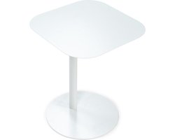 Spinder Design Bijzettafel HELLA - Wit - 50 Hoog - Staal