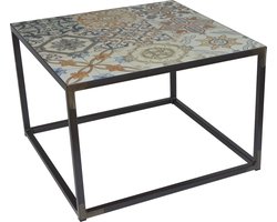 Spinder Design bijzettafel IBIZA - Blacksmith 60 x 60 cm - Staal