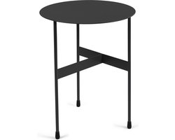 Spinder Design bijzettafel Mira High - Zwart - Ø45 - Staal
