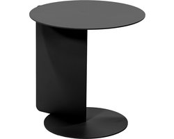 Spinder Design bijzettafel Salsa - Zwart - Ø 40 - Staal