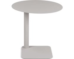 Spinder Design bijzettafel Sunny 40 - Silky Taupe - Ø 40 - Staal