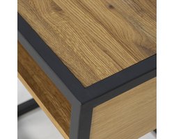 SPINDER DESIGN DIVA ONE-NIGHTSTAND Nachtkast - Naturel / Zwart