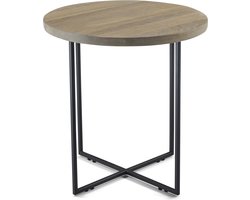 Spinder Design DRESS 39 Bijzettafel - Zwart / Eiken