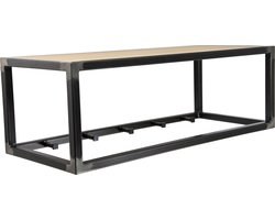 Spinder Design Fresh 5 Kapstok met 5 Haken - Zwart staal mancave legplank