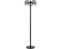 Spinder Design kapstok Circle - Zwart - 5 haken - Staal