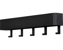 Spinder Design kapstok Dax Play 5 - Zwart - 5 haken - Staal