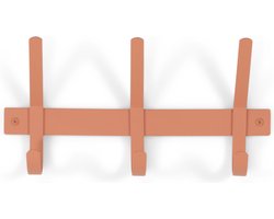 Spinder Design kapstok Dexter 3 - Clay Terra - 3 haken - Staal