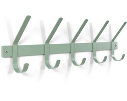 Spinder Design kapstok Dexter 5 - Dusty Green - 5 haken - Staal