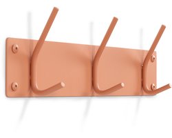 Spinder Design kapstok Fusion 3 - Clay Terra - 3 haken - Staal