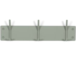 Spinder Design kapstok Fusion 3 - Dusty Green - 3 haken - Staal