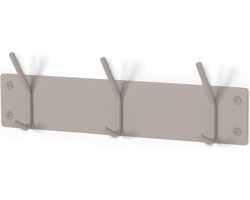Spinder Design kapstok Fusion 3 - Silky Taupe - 3 haken - Staal