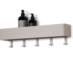 Spinder Design kapstok Multi 5 - Silky Taupe - 5 haken - Staal