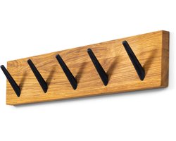Spinder Design kapstok Nub 5 - Eiken - 5 haken - Eikenhout