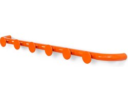 Spinder Design kapstok Retro 6 Kapstok - Pure Orange - 6 haken - Staal
