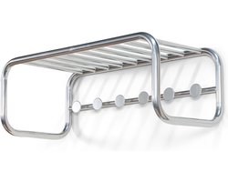 Spinder Design kapstok Retro Kapstok - Groovy Chrome - 6 haken - Staal