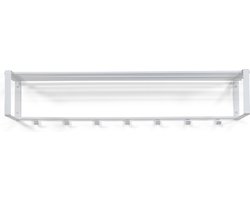 Spinder Design kapstok Rex 2 XL (100 Cm) - Wit - 7 haken - Staal