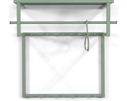 Spinder Design kapstok Rizzoli - Dusty Green - 10 haken - Staal