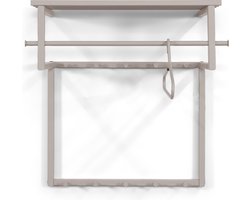 Spinder Design kapstok Rizzoli - Silky Taupe - 10 haken - Staal