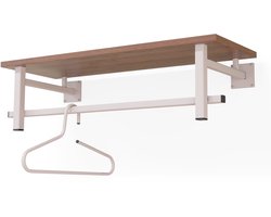 Spinder Design kapstok Simplon - Silky Taupe - Roede - Hoedenplank - Staal