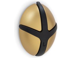 Spinder Design kapstok Tick - Goud / Zwart- 3 haken