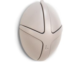 Spinder Design kapstok Tick - Silky Taupe / Silky Taupe - 3 haken