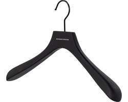 Spinder Design kledinghangers (set van 5) Lotus - Zwart