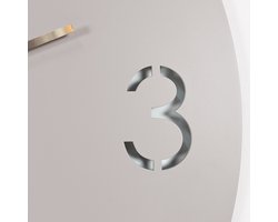 Spinder Design klok Time Ø 80 - Silky Taupe - Staal
