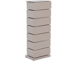 Spinder Design ladekast Joey 7 - Silky Taupe - Staal