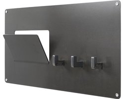 Spinder Design Leatherman Mail - Kapstok met 3 Haken - 45x25x5 cm - Blacksmith