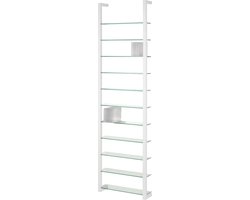 Spinder Design mediarek / wandrek Cubic 11 - Wit - Staal