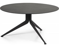 Spinder Design salontafel Daley 80 - Zwart - Ø 80 - Staal