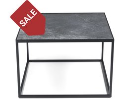 Spinder Design salontafel Tijl 60 x 60 - Zwart - Staal