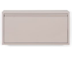 Spinder Design schoenenkast Billy 1 - Silky Taupe - 3 paar schoenen - Staal