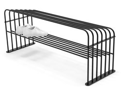 Spinder Design schoenenrek Grid 100 - Zwart - 10 paar schoenen - Staal