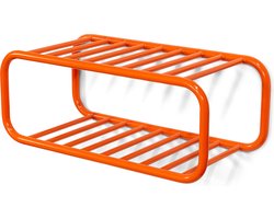 Spinder Design schoenenrek Retro Schoenenrek - Pure Orange - 4 paar schoenen - Staal
