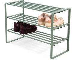 Spinder Design schoenenrek Rex SR 2 - Dusty Green - 12 paar schoenen - Staal