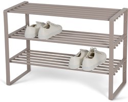 Spinder Design schoenenrek Rex SR 2 - Silky Taupe - 12 paar schoenen - Staal