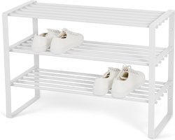 Spinder Design schoenenrek Rex SR 2 - Wit - 12 paar schoenen - Staal