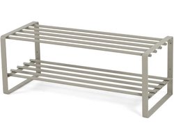 Spinder Design schoenenrek Rex SR - Silky Taupe - 6 paar schoenen - Staal