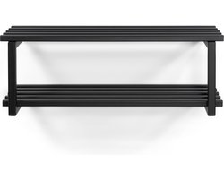 Spinder Design schoenenrek Rizzoli / Marco Black Edition - Zwart - 6 paar schoenen - Staal