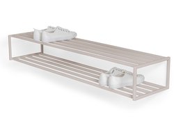 Spinder Design schoenenrek School 120 - Silky Taupe - 10 paar schoenen - Staal