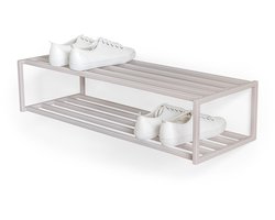 Spinder Design schoenenrek School 80 - Silky Taupe - 6 paar schoenen - Staal