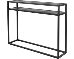 Spinder Design sidetable Daniël 120 - Zwart - Staal