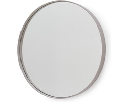 Spinder Design spiegel Donna 3 - Silky Taupe - Ø 60 - Staal
