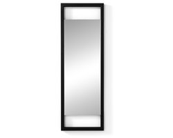 Spinder Design spiegel Luma L - Zwart - Staal