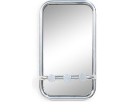 Spinder Design spiegel Retro Spiegel - Groovy Chrome - 3 haken - Staal