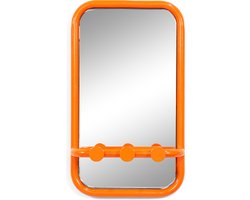 Spinder Design spiegel Retro Spiegel - Pure Orange - 3 haken - Staal