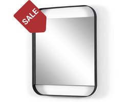 Spinder Design spiegel Rex Mirror S - Zwart - Staal